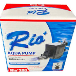 Rio+ Aqua Pump 200 (1 Unidade/138 Galões Por Hora) Da Hikari