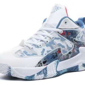 Tênis De Basquete Cano Alto Leve De Malha Respirável