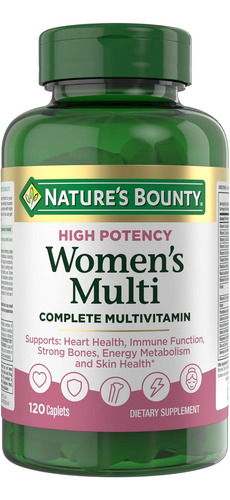 Multivitamínico Completo Feminino Nature's Bounty 120 Compri