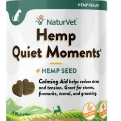 Naturvet Hemp Quiet Moments Soft Chews, 1 Cada, 180 Unidades