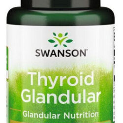Thyroid Glandular 60 Cápsulas Da Swanson Vitamins
