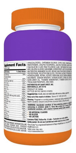 Multivitamínico Womens Members Mark 275 Comprimidos - Imagem 4