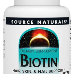 Biotina 5 Mg 60 Comprimidos Da Source Naturals