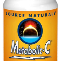 Metabolic C 500mg 180 Comprimidos Da Source Naturals