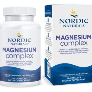 Complexo De Magnésio Nordic Naturals 225 Mg, 90 Cápsulas