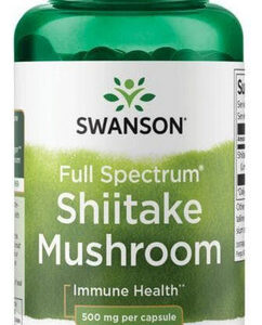 Cogumelo Shiitake Full Spectrum 500 Mg 60 Cápsulas Da Swanso