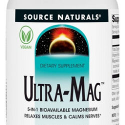 Ultra Magnesium 360 Veggie Capsules By Source Naturals