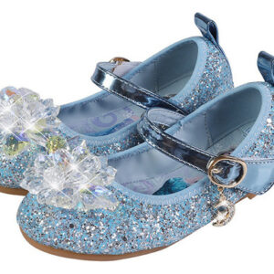 Sapatos Frozen Elsa Princess Com Sola Macia, Sandália Para
