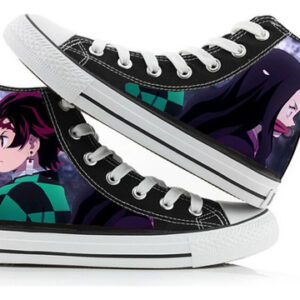Sapatos De Lona Com Estampa De Anime Da Moda Demon Slayer
