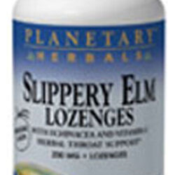 Slippery Elm Lozenge Sabor Tangerine Flavor 24 Pastilhas Da