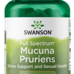 Full Spectrum Mucuna Pruriens 400 Mg 60 Cápsulas Da Swanson