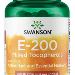 Tocoferóis Mistos E-200 200 Ui (134 Mg) 100 Cápsulas Gelatin