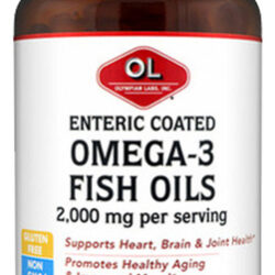 Óleos De Peixe Ômega 3 Com Revestimento Entérico 1g (180epa/
