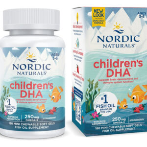 Nordic Naturals Kids Dha 180 Softgels Mastigaveis