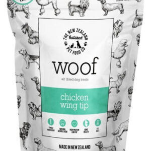 Guloseimas Crocantes Para Cães Woof Chicken Wing Tip, Secas