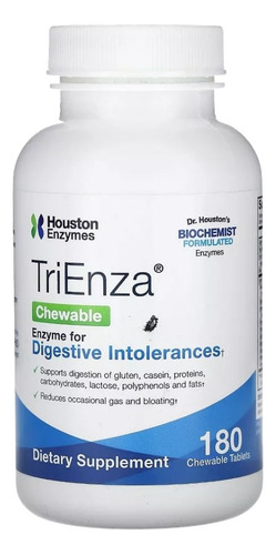 Tri-enza Mastigável 180 Comprimidos Da Houston Enzymes