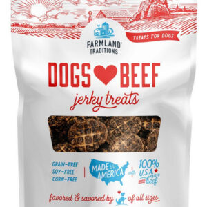 Farmland Traditions Dogs Love Beef Jerky Dog Treats 13,5 Oun
