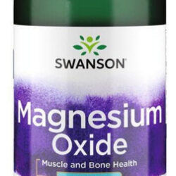 Óxido De Magnésio 200 Mg 500 Cápsulas Da Swanson Vitamins
