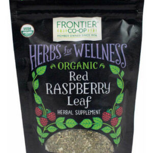Folha De Framboesa Vermelha Orgânica De 1,48 Onças Da Fronti