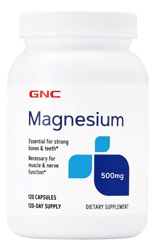 Gnc Magnésio 500mg 120 Cápsulas - Imagem 2