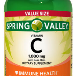 Vitamina C 1000 Mg Spring Valley 500 Comprimidos Importado E