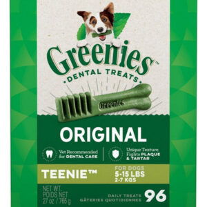 Original Teenie Dental Dog Treats Teenie - 96 Guloseimas - (