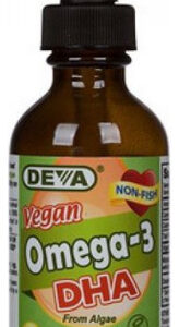 Limão Líquido Vegano Ômega -3 Dha, 2 Onças Da Deva Vegan Vit