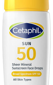 Protetor Solar Cetaphil Sheer Mineral Spf 50 Para Rosto 50ml