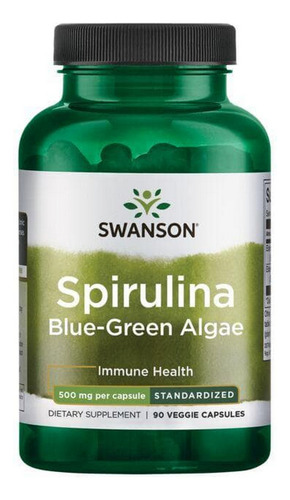 Algas Verde-azuladas De Espirulina Padronizadas De 500 Mg E