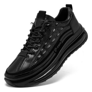 Sapatos De Couro Antigos Macho Sola Grossa Casual G