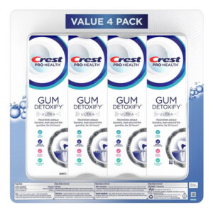 Pasta De Dente Crest Gum Detoxify Ultra 132g Pack Com 4