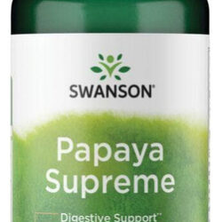 Papaya Supreme 50 Mg 300 Comprimidos Da Swanson Vitamins