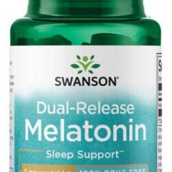 Melatonina De Liberação Dupla 3 Mg 60 Comprimidos Da Swanson
