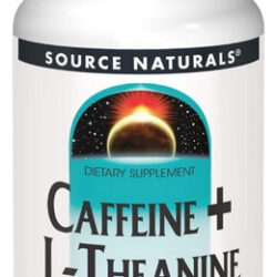 Caffeine+ L-theanine 240 Tabs By Source Naturals