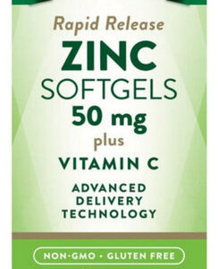 Zinco Com Vitamina C 50 Mg 120 Cápsulas Gelatinosas Da Natur