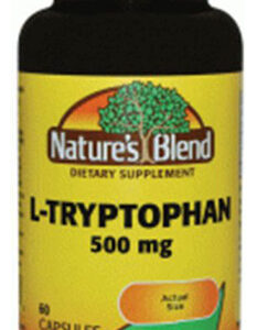L-triptofano 500 Mg 60 Cápsulas Da Nature's Blend