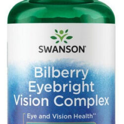 Complexo De Visão Bilberry Eyebright 100 Cápsulas Da Swanson
