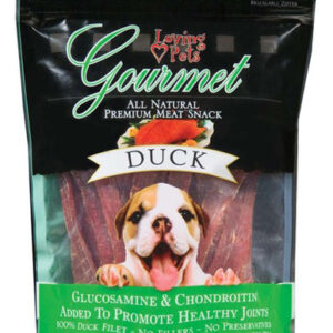 Petiscos Gourmet De Filé De Pato Loving Pets Para Cães, 1 Ca