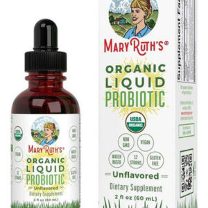 Gotas De Líquido Probiótico Orgânico De 2 Onças Da Maryruth'