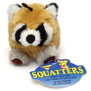 Booda Squatter Dog Toy Raccoon 1 Cada/média Da Booda Pet