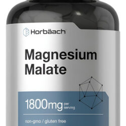 Suplemento, Horbaach Malato De Magnésio 600mg 250 Cápsulas