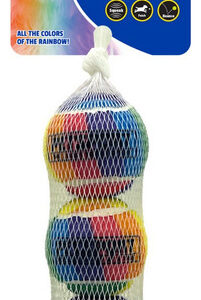 Brinquedo Petsport Usa Rainbow Squeak Ball Para Cães De 1,8