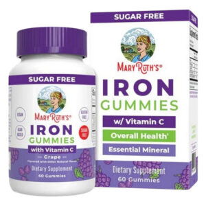 Iron Sugar Free Grape 60 Gummies Da Maryruth's