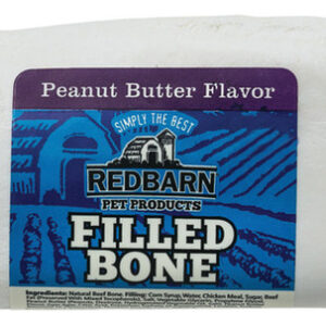 Redbarn Pet Products Filled Bone Dog Treat, Manteiga De Amen