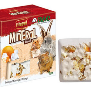 Bloco Mineral Pequeno Com Sabor De Laranja Da Ae Cage Compan