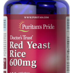 Red Yeast Rice 600mg Puritan's Pride 120 Unidades