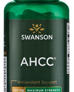 Ahcc, Dosagem Máxima, 500 Mg, 60 Cápsulas Vegetais, Da Swans