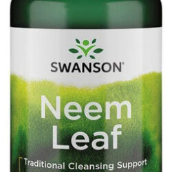 Folha De Neem 500 Mg 100 Cápsulas Da Swanson Vitamins