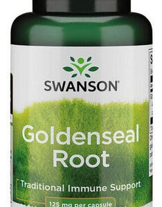 Goldenseal Root 125 Mg 100 Cápsulas Da Swanson Vitamins