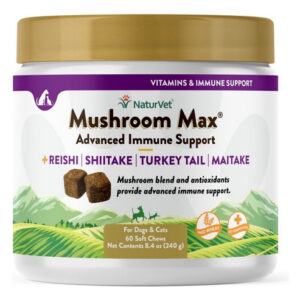Naturvet Mushroom Max Advanced Immune Support Soft Chews 1 E